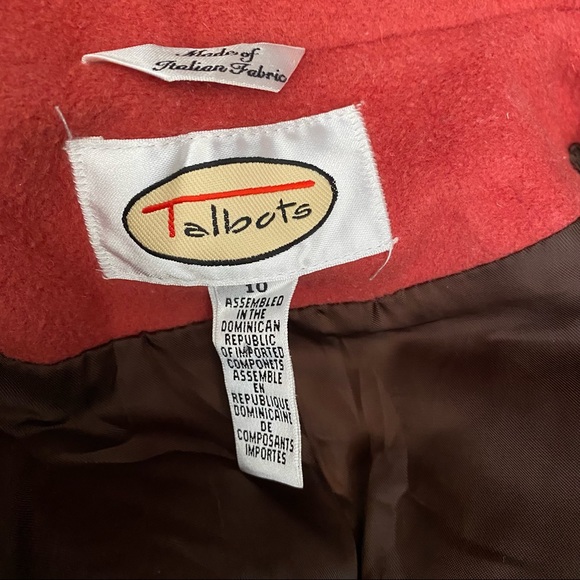 Talbots Double Breasted Wool Coat - Picture 12 of 16